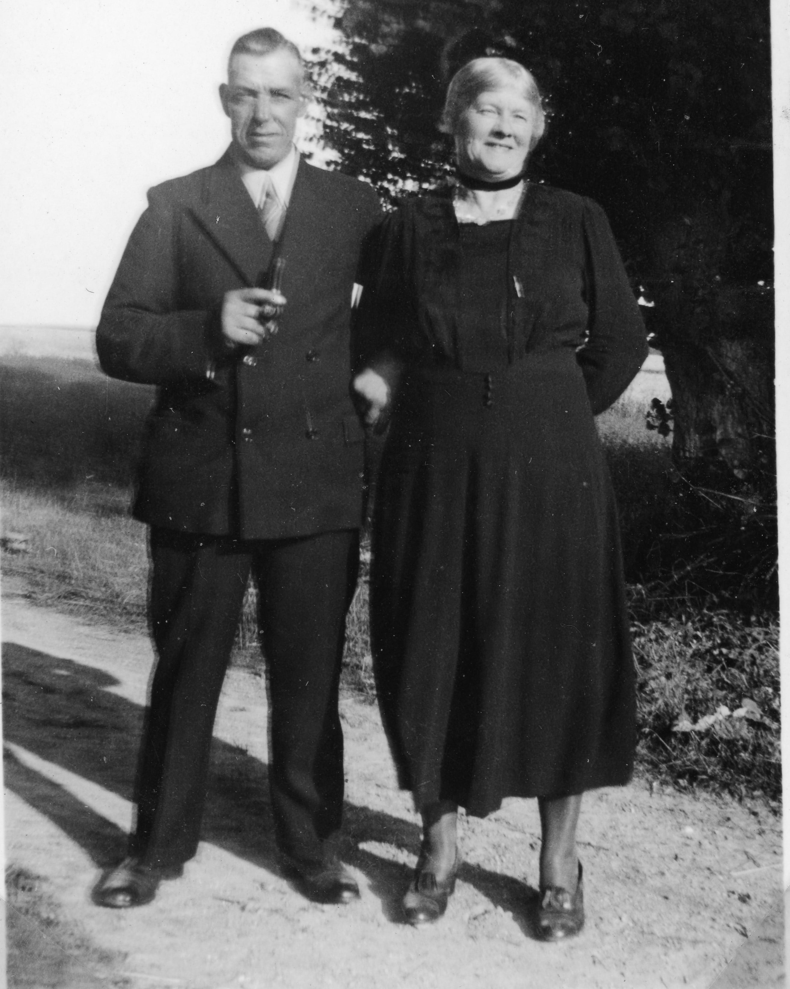 1941 Alfred Olesen og Signe Olesen (tidl. gift m. Otto Becker).