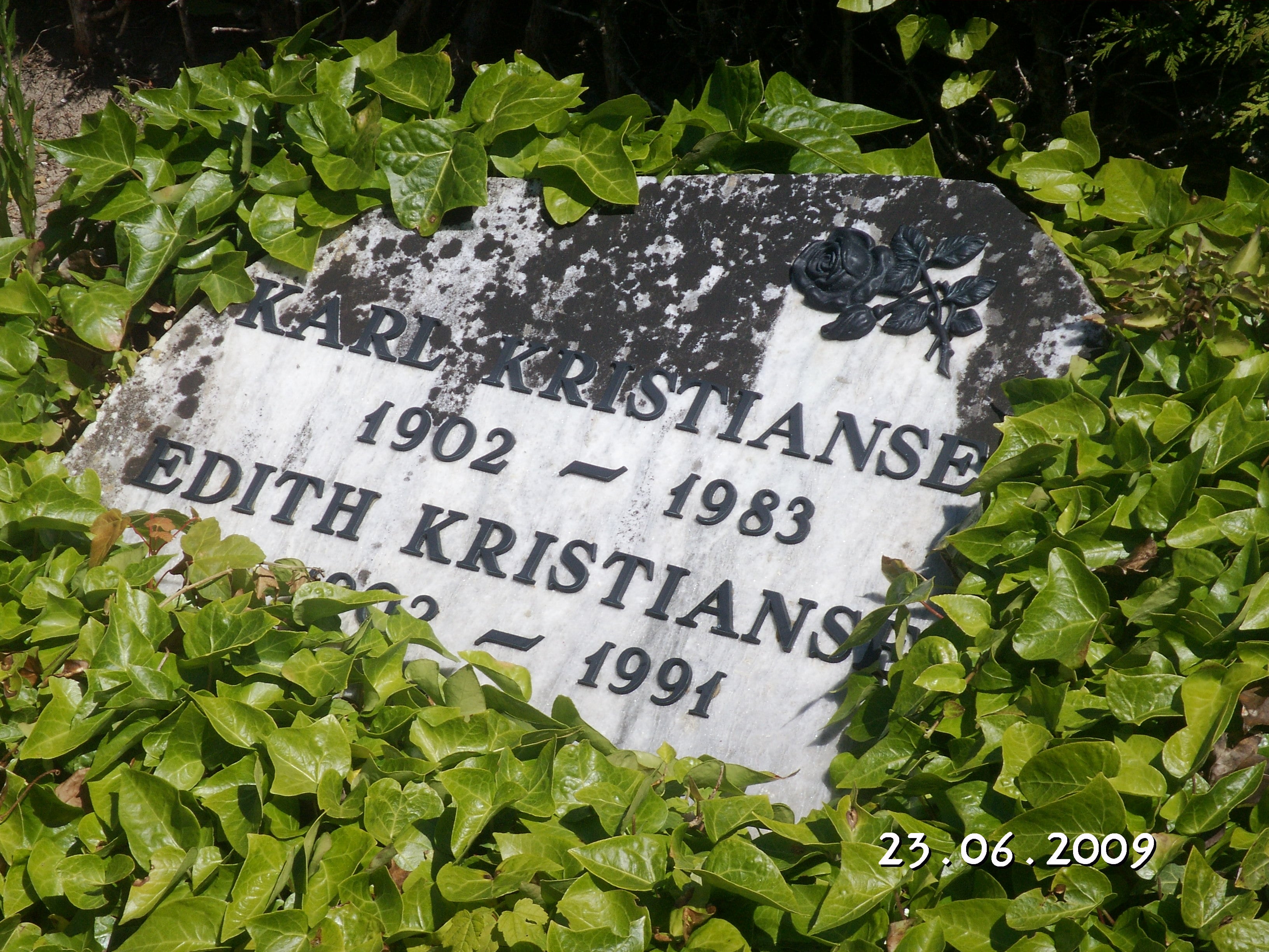 2008 Karl Johannes Kristiansen og Edith Kristiansen.