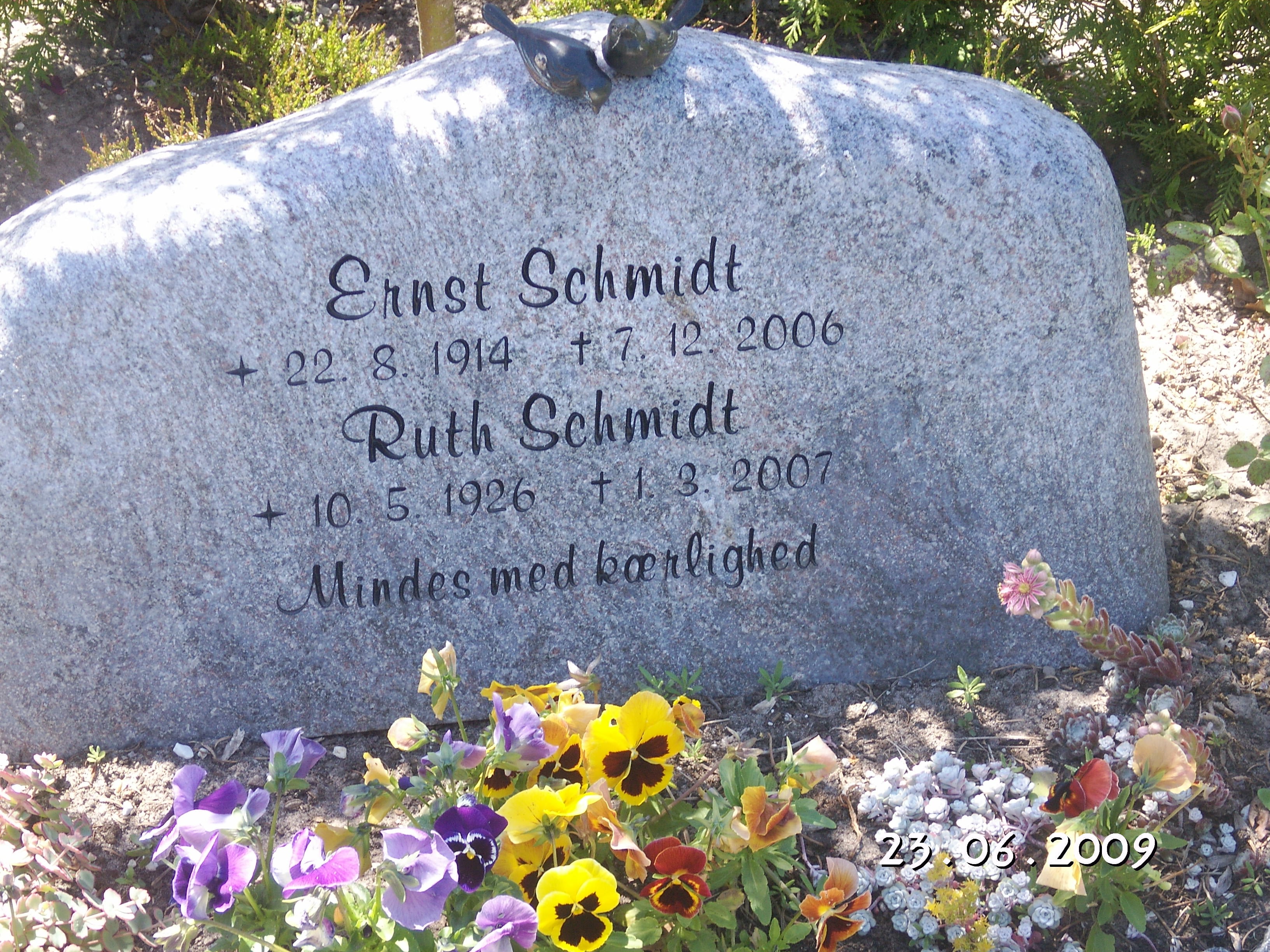 2008 Ernst Schmidt og Ruth Schmidt.