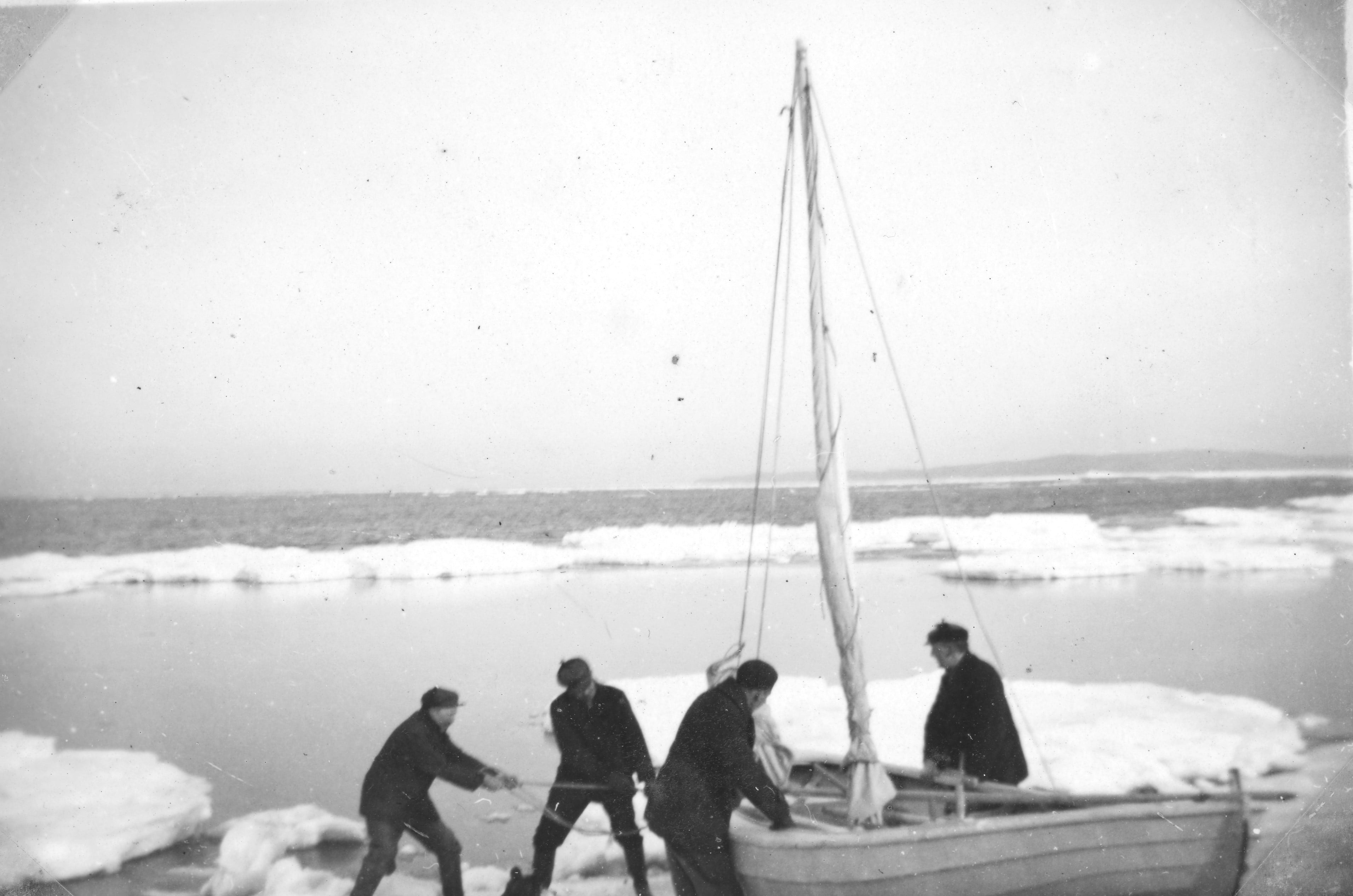 1936 Isvinter i Vinddammen.