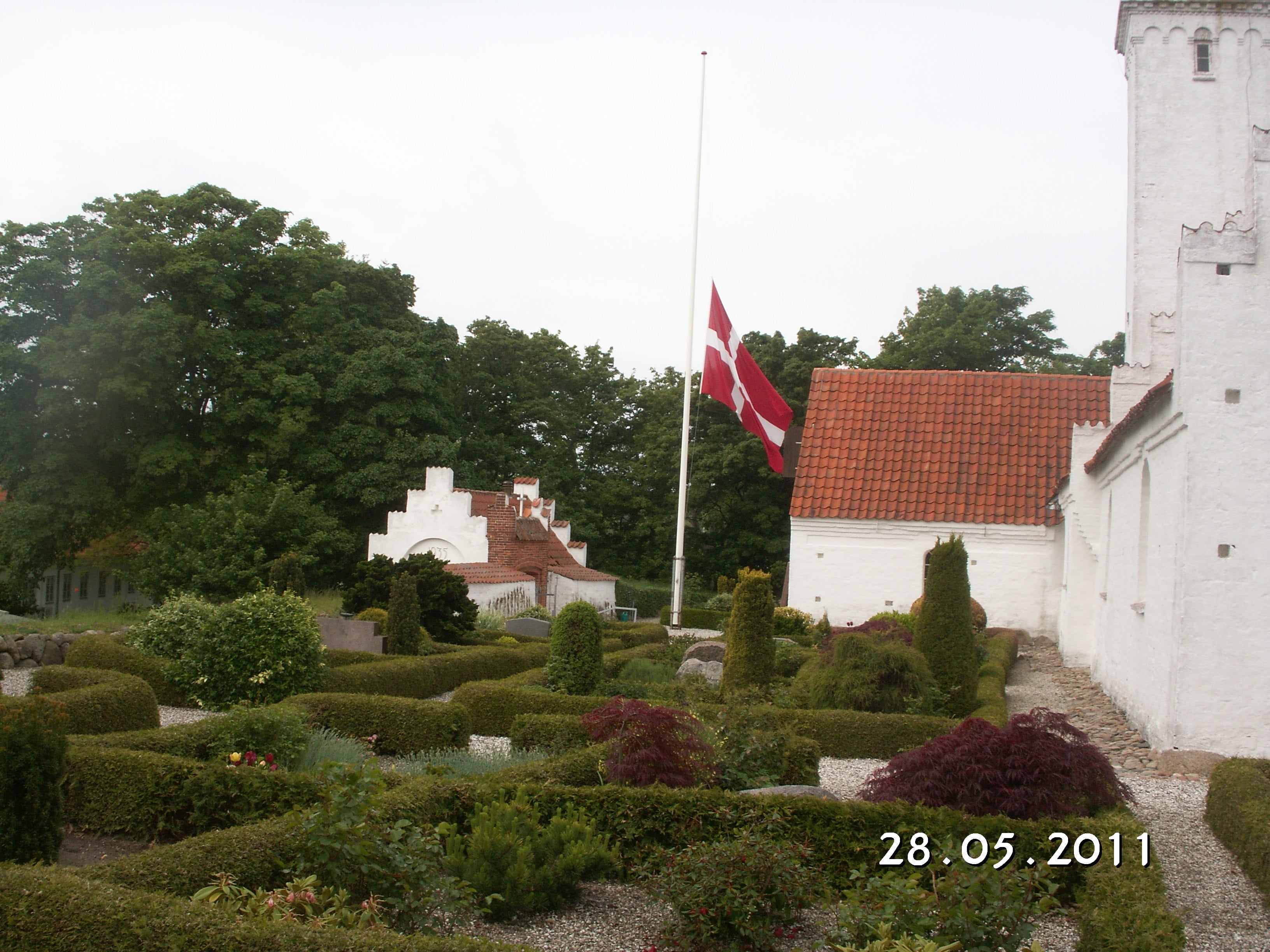 2011 Bisættelse på Tunø Kirkegaard (foto M. Bjerring)